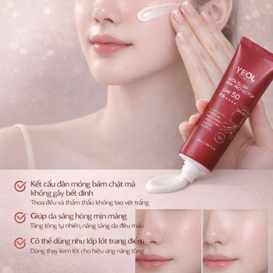 KEM CHỐNG NẮNG HÀN QUỐC YEOL TRANG ĐIỂM  SPF 50++++